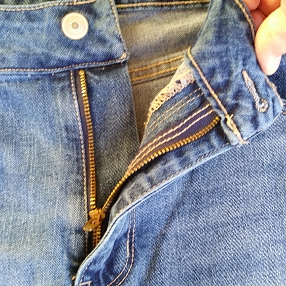 No Boundaries Distressed Boot Cut Jeans Junior 17 Blue - Picture 10 of 14